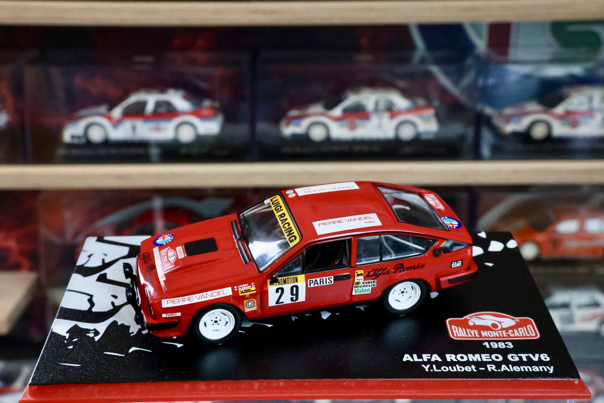 GTV 6 Yves Loubet und R. Alemanne   Rally Monte Carlo  1983.  1:43