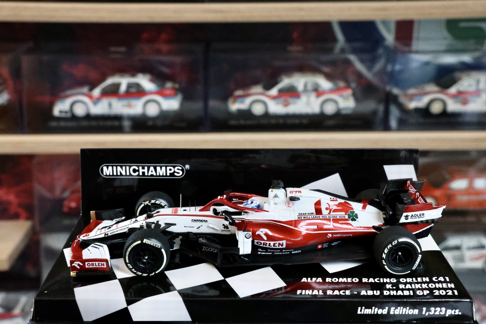 Alfa Romeo F1 Kimi Raikkonen 2021 Minichamps 1:43